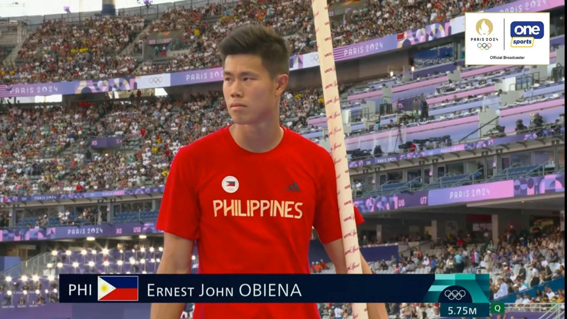 EJ Obiena slips to no. 3 in world pole vault rankings